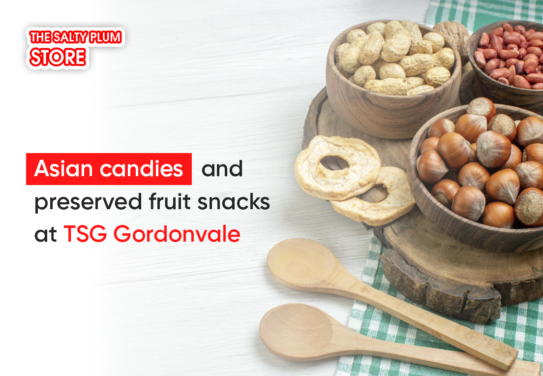Asian candies and preserved fruit snacks at TSG Gordonvale