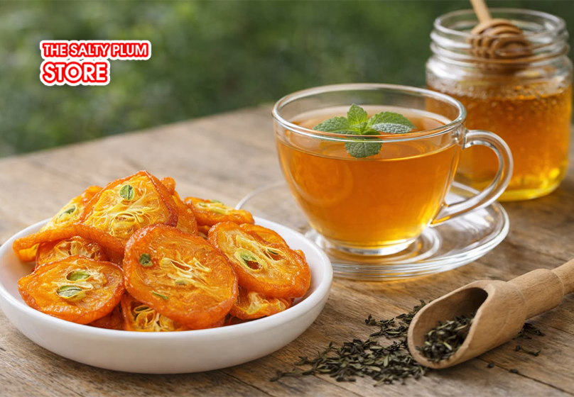 Dried Kumquat Mint Tea