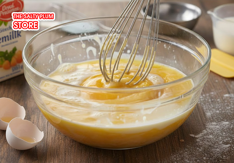 Start by mixing all wet ingredients together