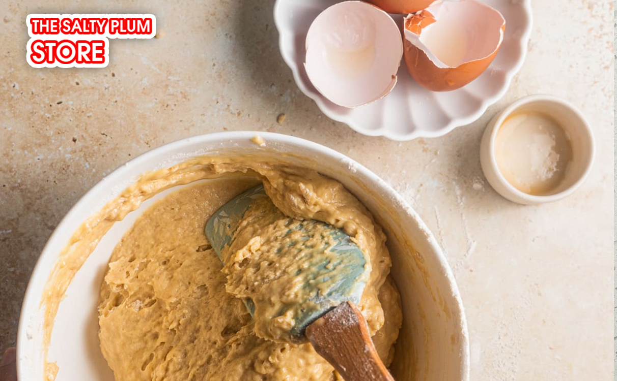 fold the dry ingredients into the wet