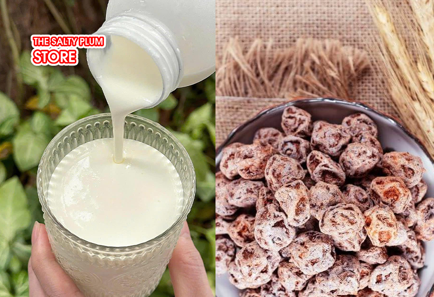 Pair salty plum with yogurt