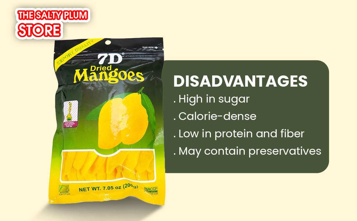 review disadvantages of 7D dried mango