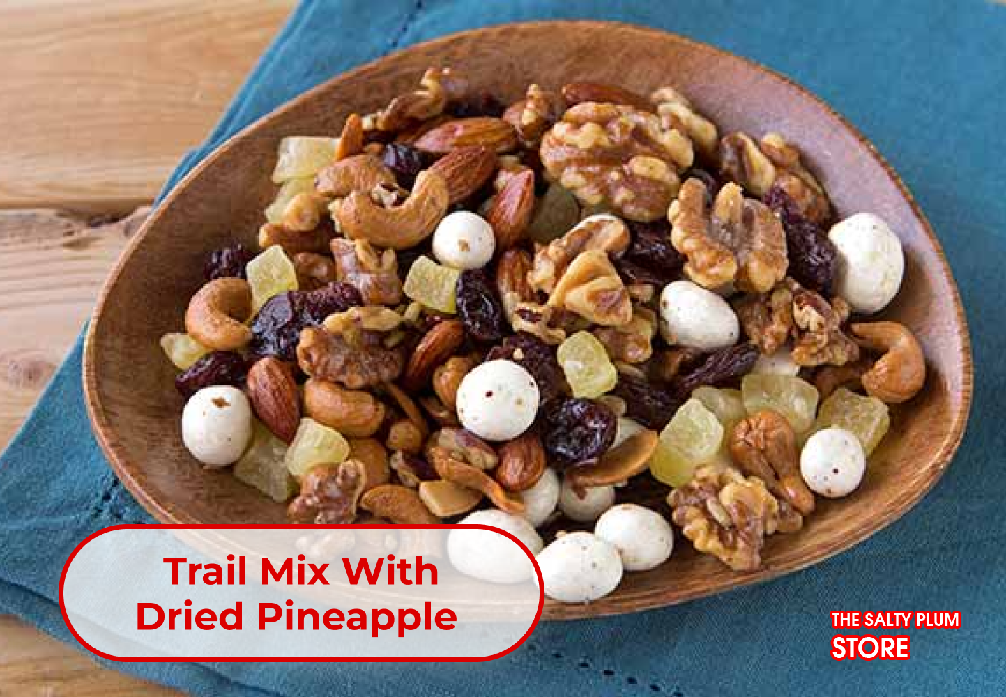 Trail Mix with Dried Pineapple is one of the dried pineapple recipe ideas