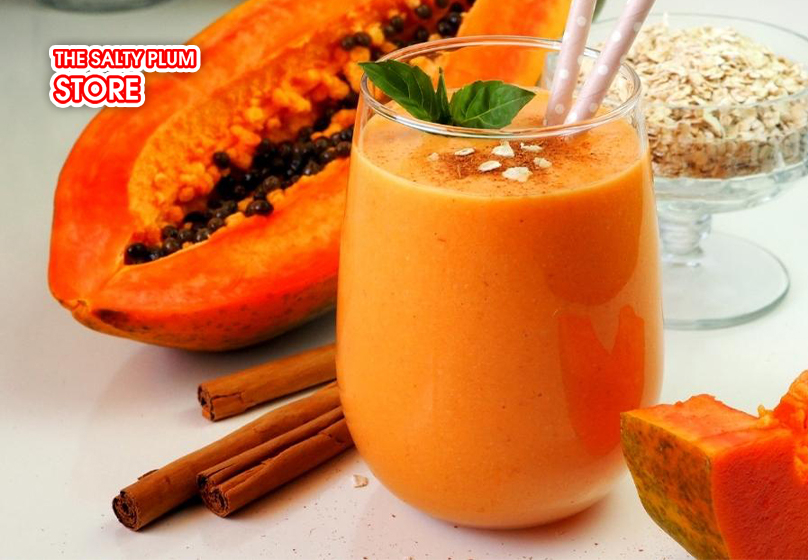 Used Dried Paw Paw Pieces in smoothies and drinks