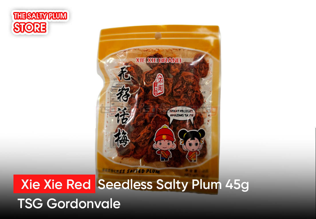 Xie Xie Red Seedless Salty Plum 45g TSG Gordonvale