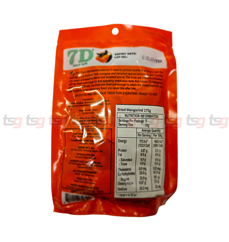 7D Mango Rind 175g(25)