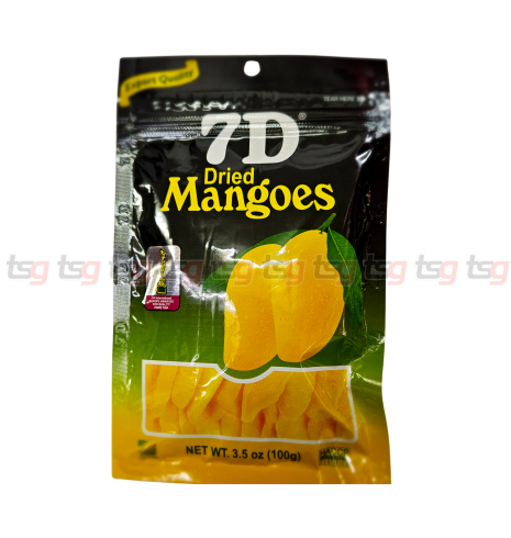 7D Dried Mangoes 100g (25)
